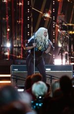 CHRISTINA AGUILERA Performs at Rock and Roll Induction Ceremony Show in Cleveland 10/30/2021