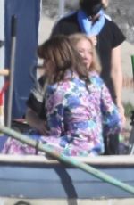 CHRISTINAAPPLEGATE and LINDA CARDELLINI on the Set of Dead To Me in Malibu 11/12/2021