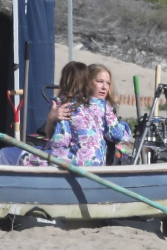CHRISTINAAPPLEGATE and LINDA CARDELLINI on the Set of Dead To Me in Malibu 11/12/2021