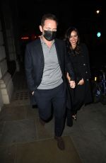 CHRISTINE and Frank LAMPARD Arrivves at Kelly Hoppen