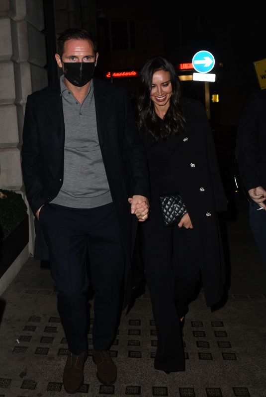 CHRISTINE and Frank LAMPARD Arrivves at Kelly Hoppen