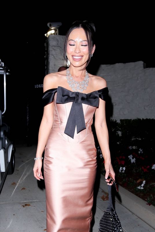 CHRISTINE CHIU Leaves Paris Hilton