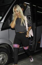 CHRISTINE MCGUINNESS Leaves Rehearsals at Blackpool Winter Hardens 11/15/2021