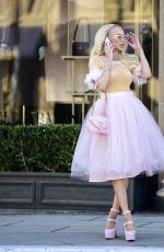CHRISTINE QUINN at a Photoshoot at Beverly Wilshire Hotel in Los Angeles 11/01/2021