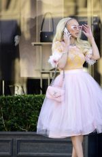 CHRISTINE QUINN at a Photoshoot at Beverly Wilshire Hotel in Los Angeles 11/01/2021