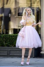 CHRISTINE QUINN at a Photoshoot at Beverly Wilshire Hotel in Los Angeles 11/01/2021