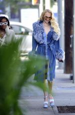 CHRISTINE QUINN on the Set of Selling Sunset in Los Angeles 11/04/2021