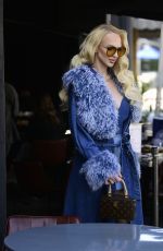 CHRISTINE QUINN on the Set of Selling Sunset in Los Angeles 11/04/2021