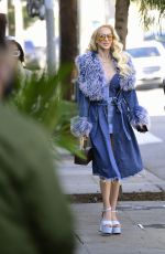 CHRISTINE QUINN on the Set of Selling Sunset in Los Angeles 11/04/2021