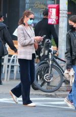 CHRISTY TURLINGTON and GRACE BURN Out for Lunch in New York 11/08/2021