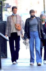 CHRISTY TURLINGTON and GRACE BURN Out for Lunch in New York 11/08/2021