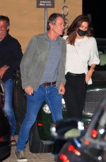 CINDY CRAWFORD and Rande Gerber Out for Dinner at Nobu in Malibu 11/22/2021