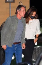 CINDY CRAWFORD and Rande Gerber Out for Dinner at Nobu in Malibu 11/22/2021
