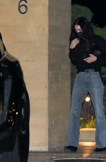 COURTENEY COS Out for a Dinner Date at Nobu in Malibu 11/23/2021