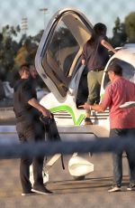 COURTENEY COX and Johnny McDaid at a Flying Lesson on Santa Monica Airport 11/27/2021
