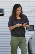 COURTENEY COX and Johnny McDaid at a Flying Lesson on Santa Monica Airport 11/27/2021