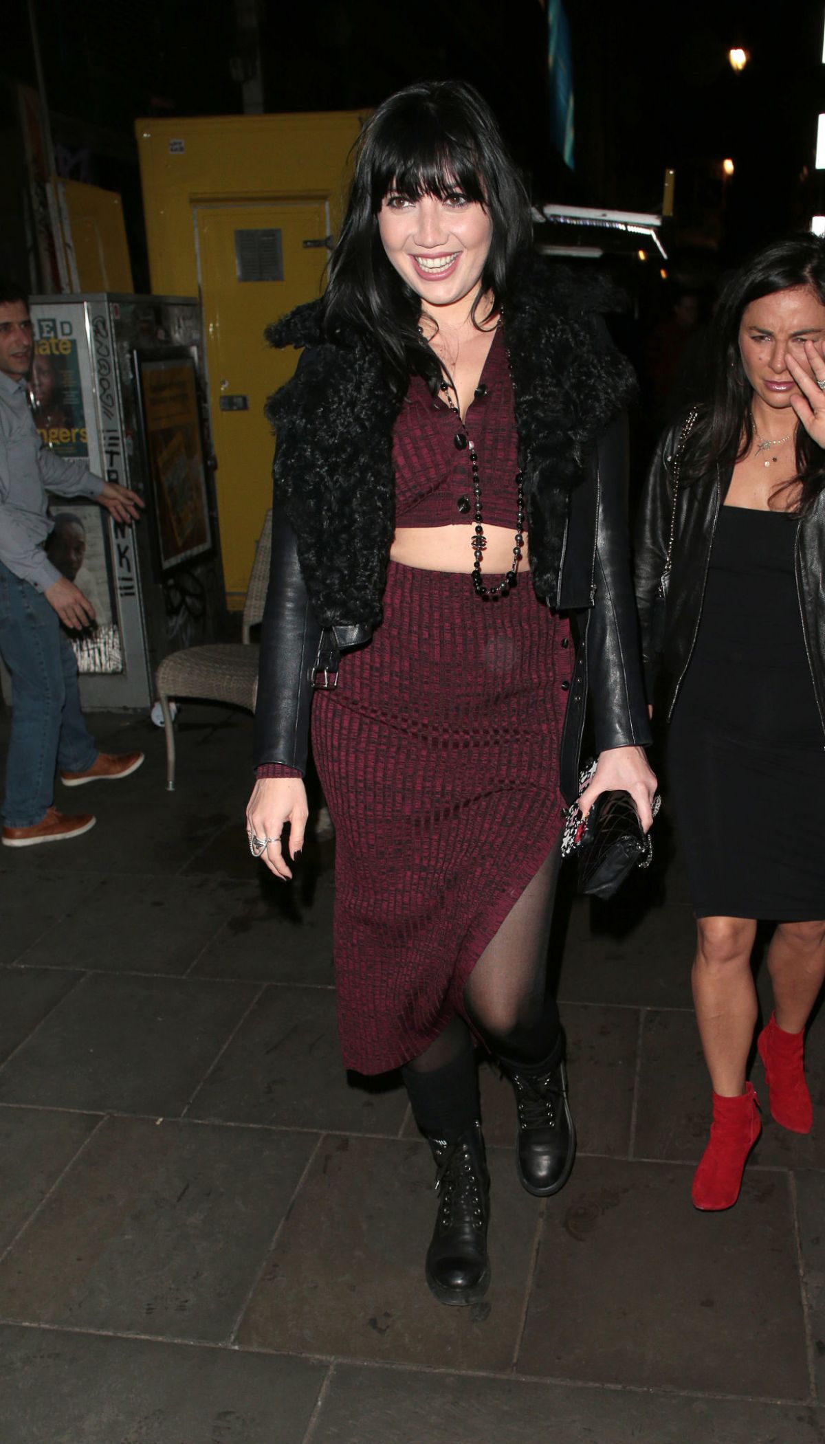 DAISY LOWE Leaves An Audience with Adele Recording at London Palladium ...