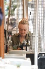 DAKOTA FANNING Out for Lunch in Rome 11/17/2021