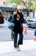 DAKOTA JOHNSON Arrives at Her Hotel in New York 11/29/2021