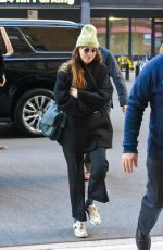 DAKOTA JOHNSON Arrives at Her Hotel in New York 11/29/2021