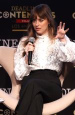 DAKOTA JOHNSON at Deadline Contenders Film Panel in Los Angeles 11/14/2021 