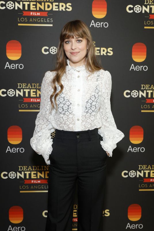 DAKOTA JOHNSON at Deadline Contenders Film Panel in Los Angeles 11/14/2021 