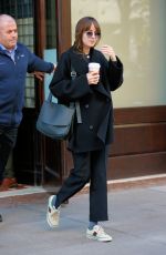 DAKOTA JOHNSON Leaves Her Hotel in New York 11/29/2021