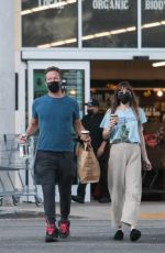DAKOTA JOHNSON Out Shopping at Erewhon Market in Los Angeles 11/14/2021