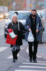 DEBORRA-LEE FURNESS Leaves Bar Pitti in New York 11/28/2021