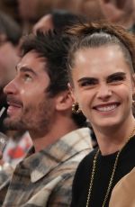 DELENA GOMEZ and CARA DELEVINGNE at Orlando Magic vs. New York Knicks Game in New York 11/17/2021
