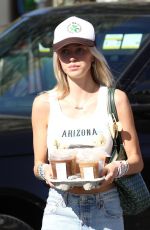 DELILAH HAMLIN Out for Coffee at Starbucks in Los Angeles 11/13/2021