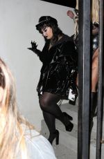 DEMI LOVATO and TANA MOGEAU at a Halloween Party in West Hollywood 10/30/2021