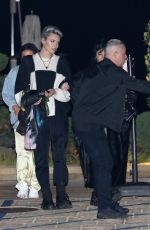 DEMI LOVATO with a Friend at Nobu in Malibu 11/05/2021