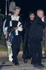 DEMI LOVATO with a Friend at Nobu in Malibu 11/05/2021