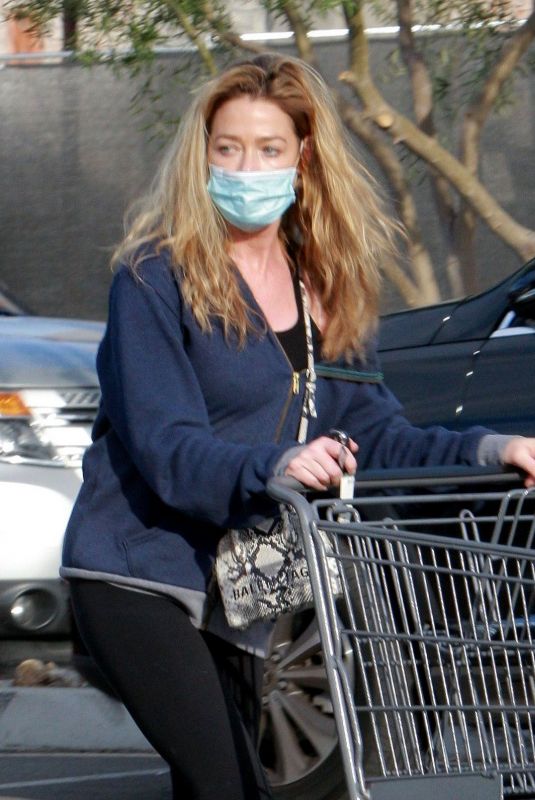 DENISE RICHARDS Out Shopping in Woodland Hills 11/26/2021