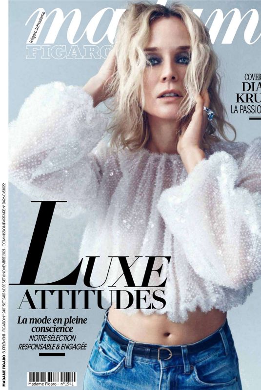 DIANE KRUGER in Madame Figaro Magazine, November 2021