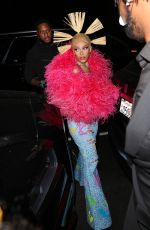 DOJA CAT Arrives at a Halloween Party at Highlight Room in Hollywood 10/31/2021