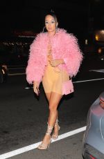 DRAYA MICHELE Out for Dinner at The Nice Guy in West Hollywood11/05/2021