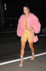 DRAYA MICHELE Out for Dinner at The Nice Guy in West Hollywood11/05/2021