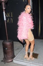 DRAYA MICHELE Out for Dinner at The Nice Guy in West Hollywood11/05/2021