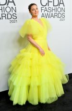 DREW BARRYMORE at 2021 CFDA Fashion Awards at The Grill Room in New York 11/10/2021