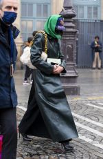 DUA LIPA Arrives at Gare du Nord Train Station in Paris 11/13/2021