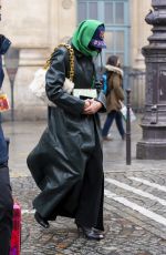 DUA LIPA Arrives at Gare du Nord Train Station in Paris 11/13/2021