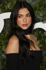 DUA LIPA at 2021 British Fashion Awards in London 11/29/2021