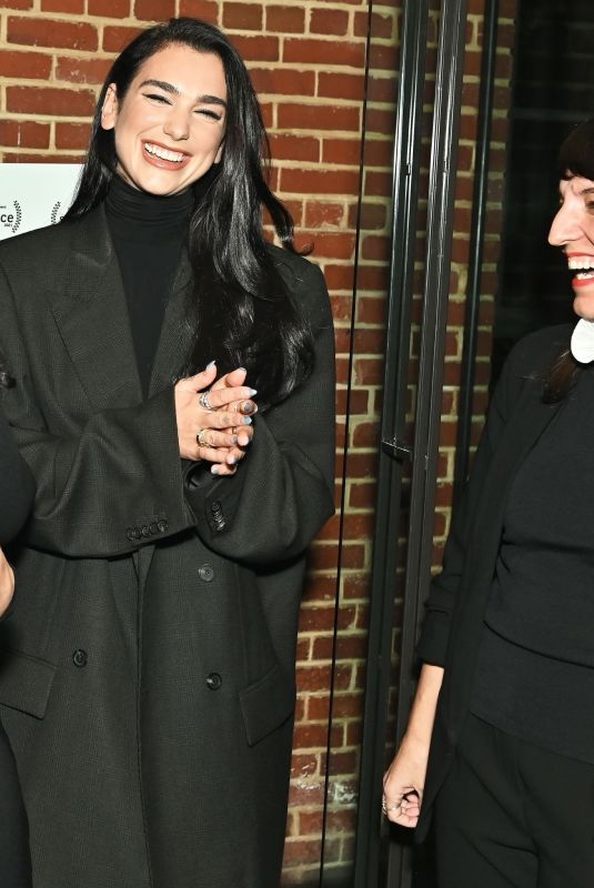 DUA LIPA at Hive Screening at Ritz Carlton in Washington 11/09/2021