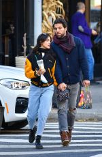 EIZA GONZALEZ Out with Her Boyfriend in New York 11/08/2021