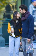 EIZA GONZALEZ Out with Her Boyfriend in New York 11/08/2021