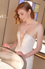 ELEANOR TOMLINSON at De Beers Jewellers London Flagship Store Opening 11/24/2021