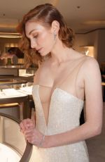 ELEANOR TOMLINSON at De Beers Jewellers London Flagship Store Opening 11/24/2021