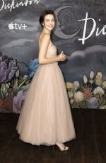 ELLA HUNT at Dickinson, Season 3 Premiere in West Hollywood 11/01/2021